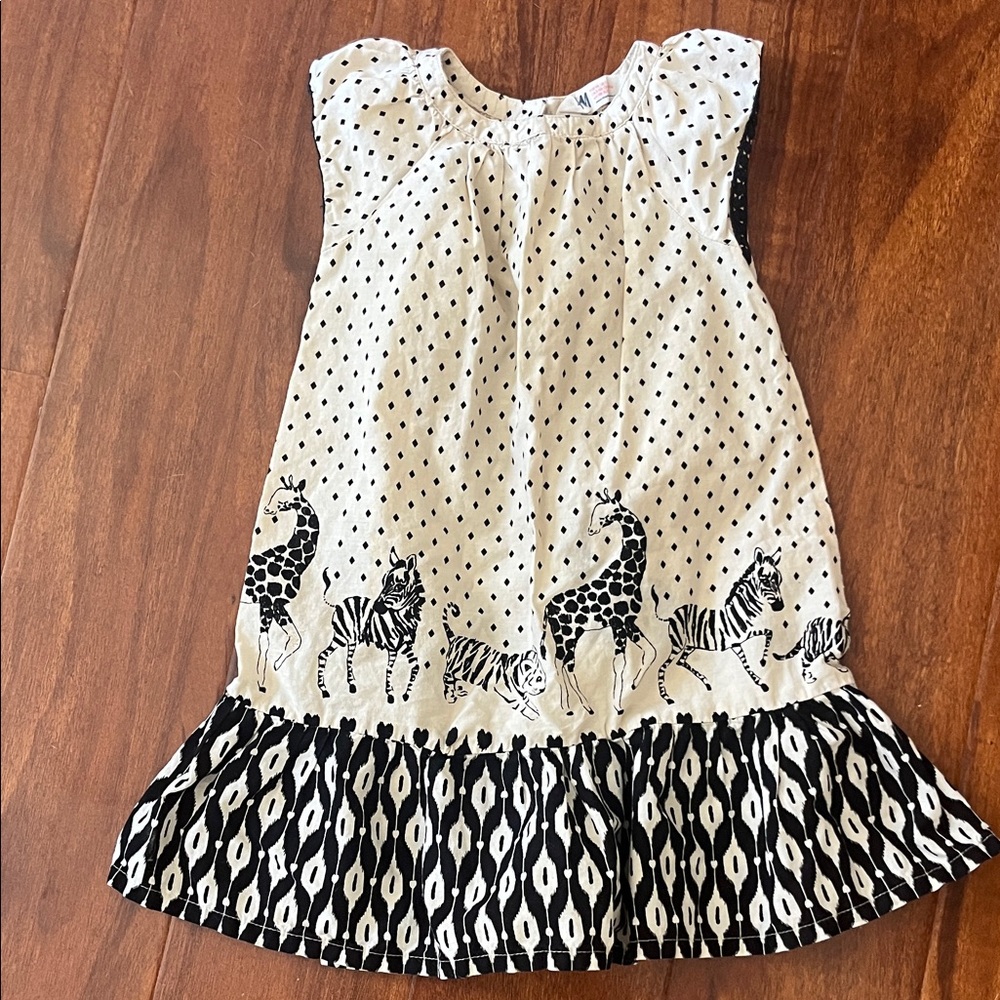 H&M Polka Dot Safari Print Kids Dress